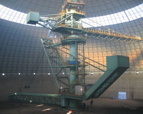 सर्कुलर शीर्ष-स्ट्याकिंग साइड-रिक्लेमिङ स्ट्याकर र रिक्लेमर